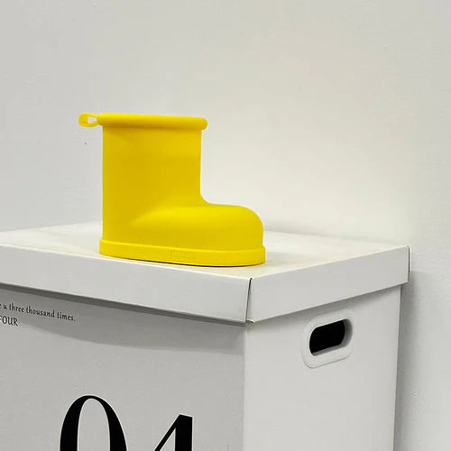 Rainboot Night Light — Cute Dimmable Lamp for Kids, Soft Silicone Bedside Light