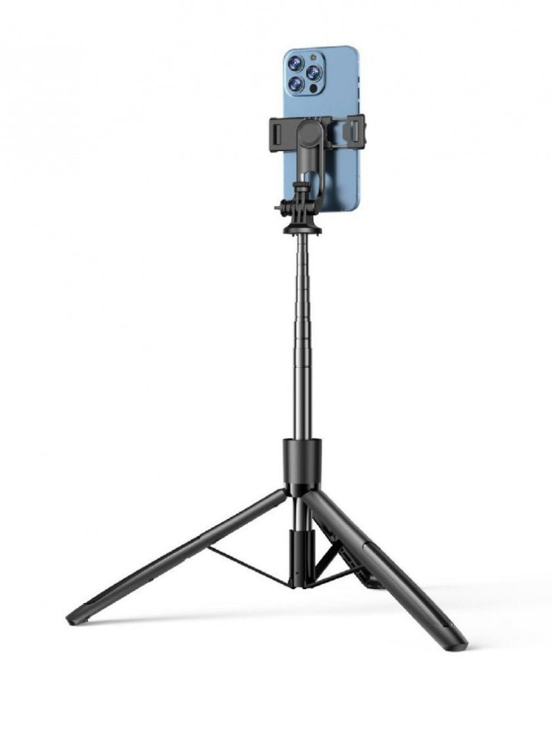 Yesido SF13 Wireless Bluetooth Selfie Stick with Tripod for Android & iOS - Black