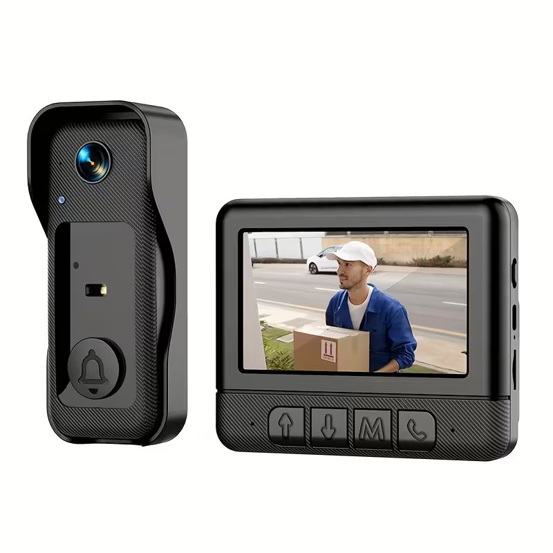 X6 Non-WiFi Video Doorbell: Auto Capture, Night Vision, and Long Battery Life Intercom System