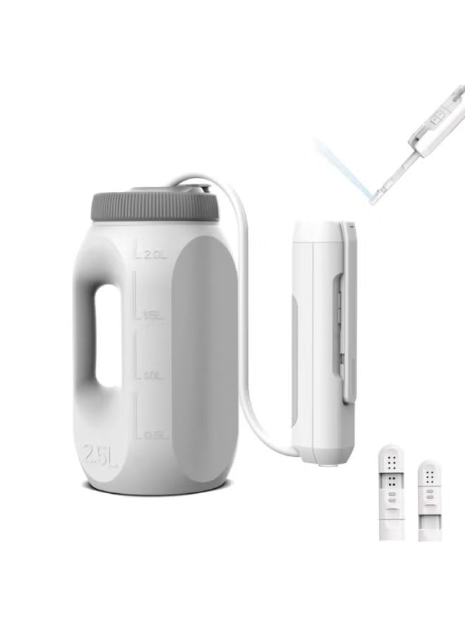 Portable Bidet For Travel Shattaf | Portable Shattaf Rechargeable Travel Camping Bidet Shower Sprayer shataf almusafir(Portable Shattaf With 2.5L Container)