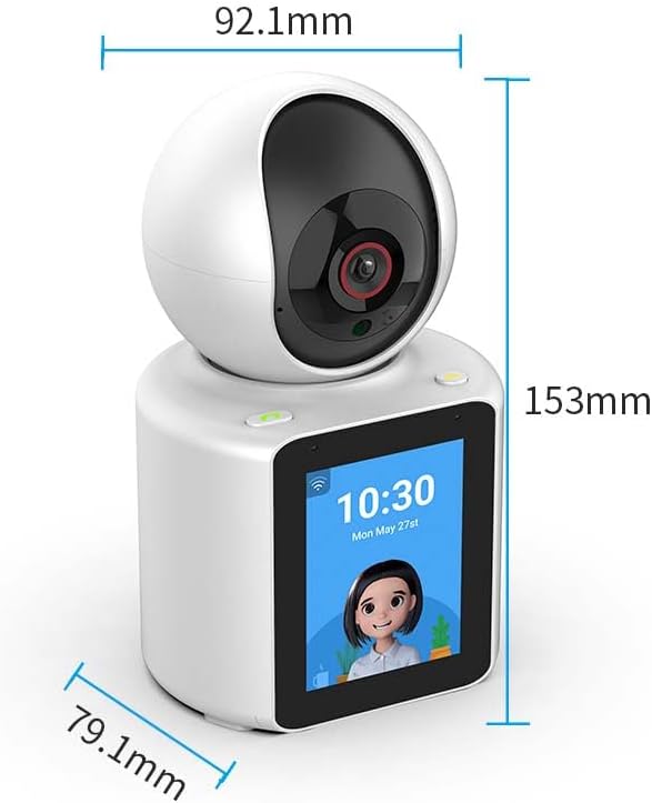 YESIDO 1080P Video Calling WIFI HD Camera, One Click Video Call Camera Night Vision Motion Detection Home Surveillance FOR BEST GIFT