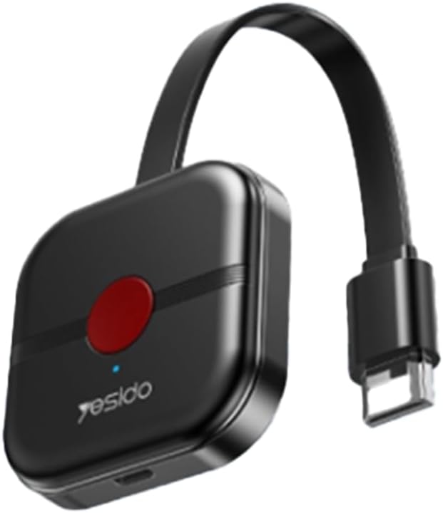 Yesido TV10 Wireless HD 2.4G Display Receiver - High-Definition Screen Mirroring for TV & Devices