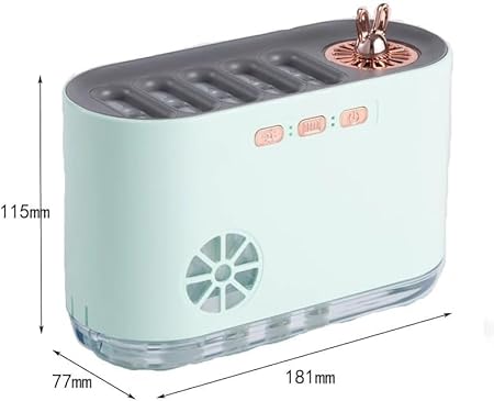 700ml Aromatherapy Flame Diffuser, Silent Relaxing Air Humidifier with Dynamic Light Effect for Home and Bedroom