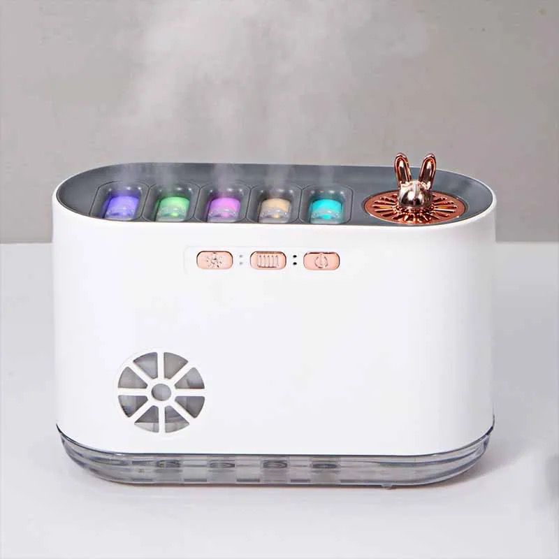 700ml Aromatherapy Flame Diffuser, Silent Relaxing Air Humidifier with Dynamic Light Effect for Home and Bedroom