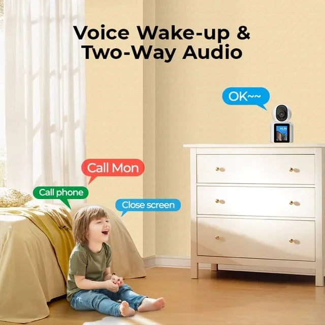 YESIDO 1080P Video Calling WIFI HD Camera, One Click Video Call Camera Night Vision Motion Detection Home Surveillance FOR BEST GIFT