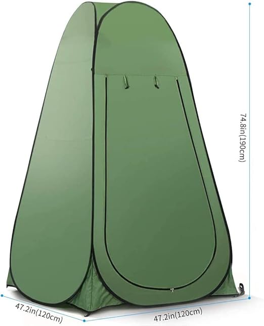 ADAK Outdoor Changing Clothes Tent, Pop Up Shower, Portable Folding Toilet With Carry Bag, Beach Dressing Room, Suitable for Camping/Beach