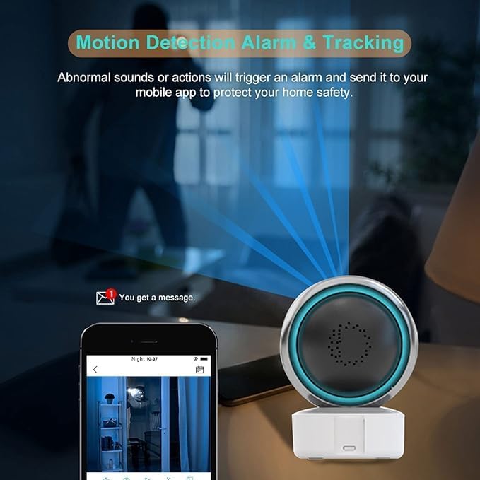 ADAK Baby Camera, Security Camera, Pet Monitor, Motion Detection, Cloud & SD Card Storage, 2-Way Audio, Night Vision, WIFI and 4G