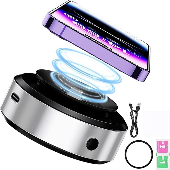 ADAK Magnetic Car Phone Holder Mount | Universal Military-Grade Vacuum Suction Cup for Windshield & Dashboard - 360° Rotation