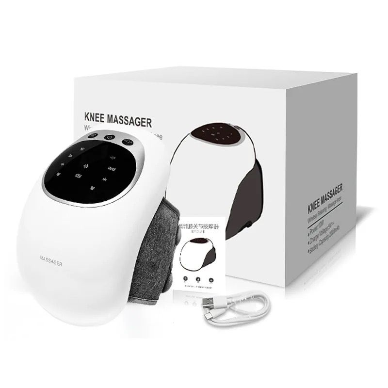 Electric Heating Knee Massager with Infrared Therapy and Vibration — Knee Brace for Pain Relief and Joint Support