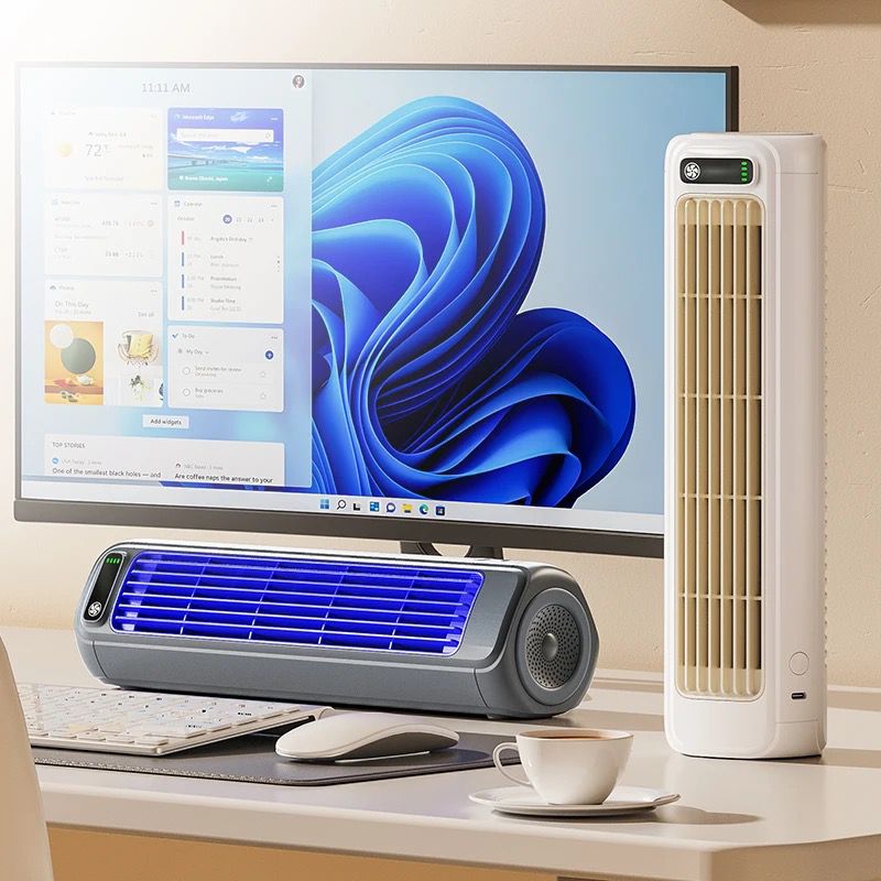 Outfany Cooling Ace Portable Air Conditioner Fan with 3 Speeds, Quiet Operation - Shirem & Relaxix Cooling Ace