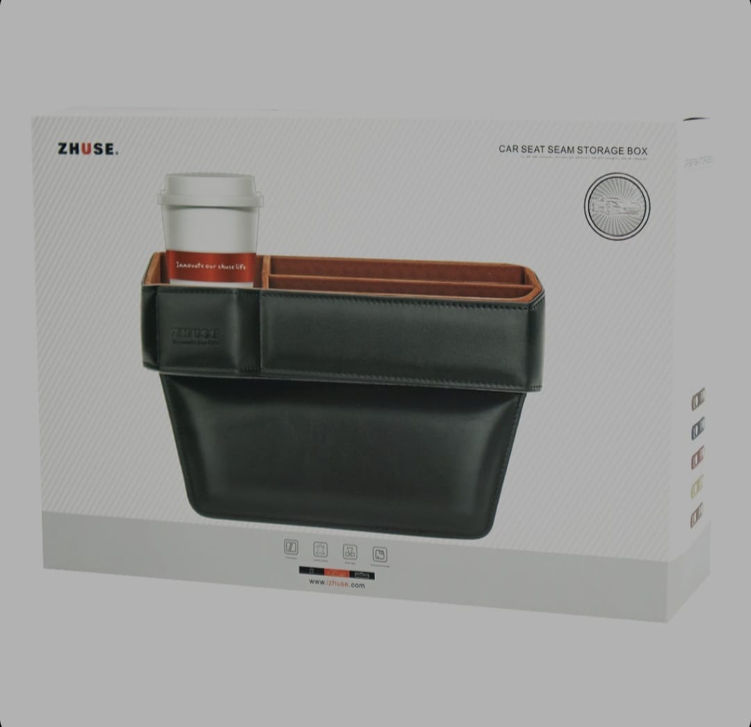 ZHUSE ZS-CA-002 Car Seat Seam Storage Box, Compact & Convenient Organizer for Vehicle