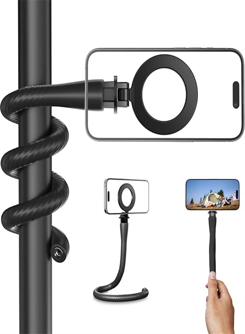 TELESIN Magnetic Octopus Tripod Phone Holder Flexible Clip For iPhone
