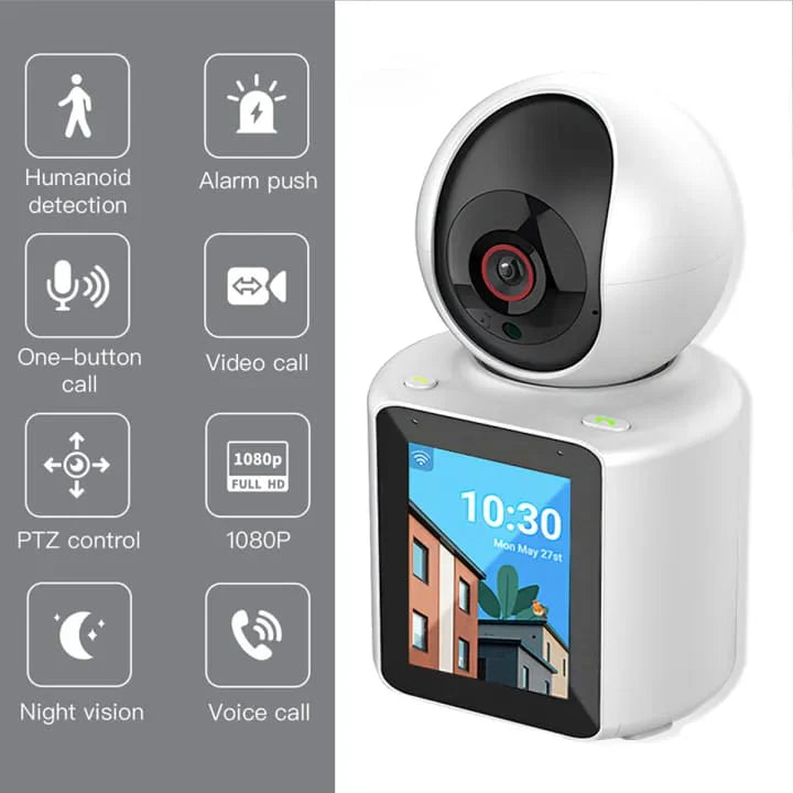 YESIDO 1080P Video Calling WIFI HD Camera, One Click Video Call Camera Night Vision Motion Detection Home Surveillance FOR BEST GIFT