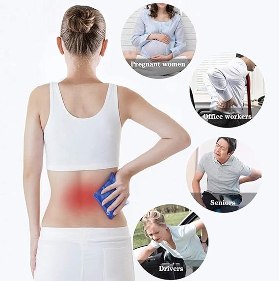 IS MUHE Lumbar Pillow for Sleeping, Adjustable Height 3D Lower Back Support Pillow Waist, for Lower Back Pain Relief and Sciatic Nerve Pain, Pregnancy Pillows Waist Support, for Side Sleepers