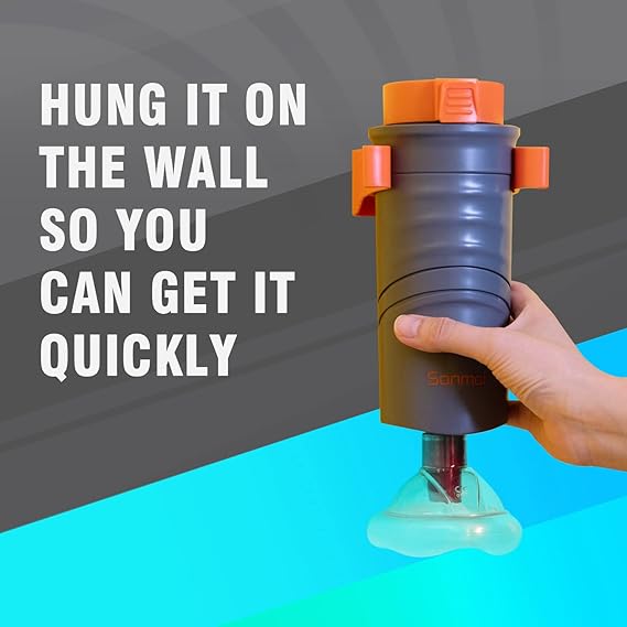 Sonmol Blockage Alleviation Device with 3 Masks | Home Kit with Wall Mount & Dust-Proof Bag…