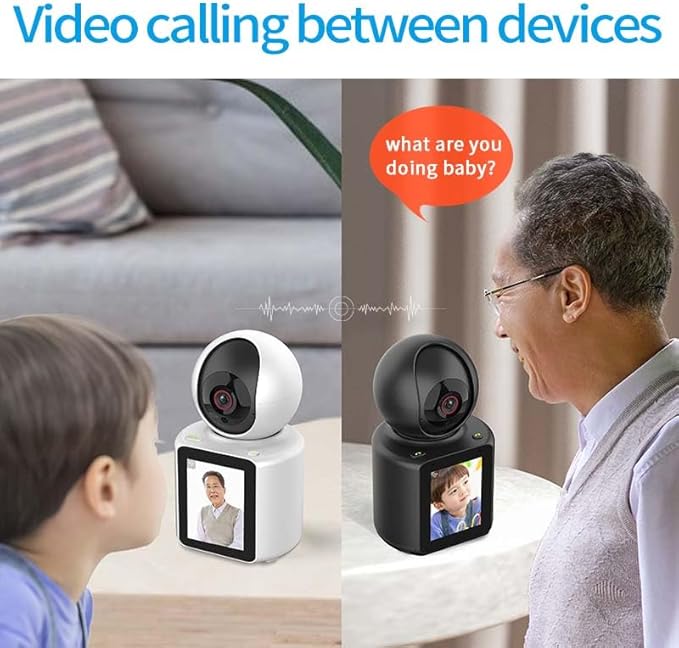 YESIDO 1080P Video Calling WIFI HD Camera, One Click Video Call Camera Night Vision Motion Detection Home Surveillance FOR BEST GIFT