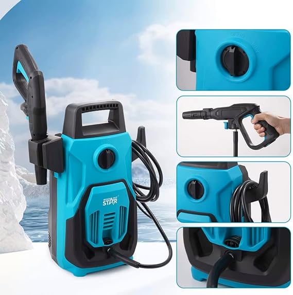 Winning Star High-Pressure Washer Machine (ST-4603) - 90Bar Pressure - Powerful Car Washing Machine