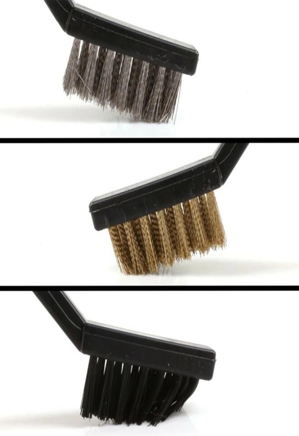 9 Pcs Wire Brush, Stainless Steel, Brass and Nylon Brushes Professional Cleaning Tools for Deep Cleans Rust and Welding Slag Scrubbing (9 Pieces)