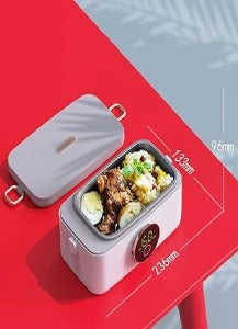 ADAK Self Heating Rechargeable Lunch Box - 60W Electric Food Heater with 5-Gear Heating Function, Adjustable Timing (20-60min)