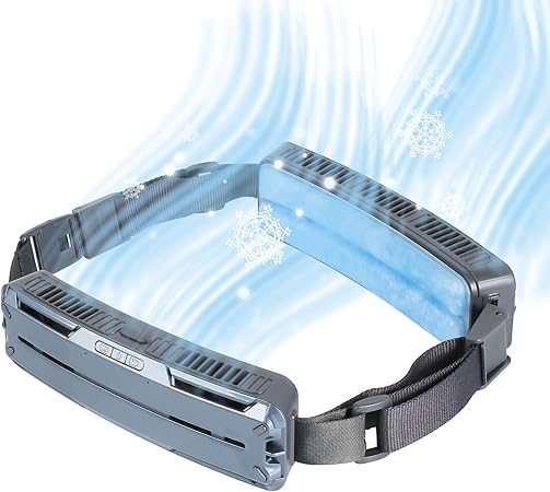 Waist Fan, Belt Fan, Portable Cooling Fan With Charging Function 15H Working Time, Strong Wind Power for Full Body Cooling fan, 3 Speeds, Shirt Fan for Jobsite, Farming, Fishing, Sports and Travelling