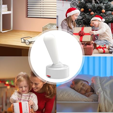 Roll over image to zoom in ADAK Portable Joystick Control Night Light - USB Rechargeable, Adjustable Brightness, Plug-in Silicone