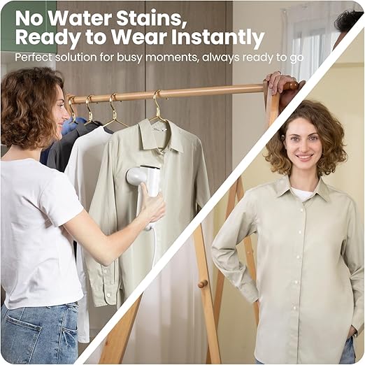 Neakasa Magic 1 Steamer Steamer with Suction Function, Portable Travel Steamer, 2300 Pa Suction Power, 2 Removable Water Tanks, 30 Seconds Heating, Steam Iron 2 in 1