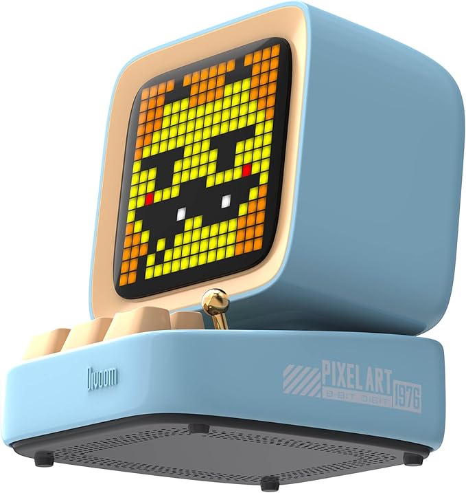 Divoom DitooMic Bluetooth Speaker Microphone Karaoke Function - Blue