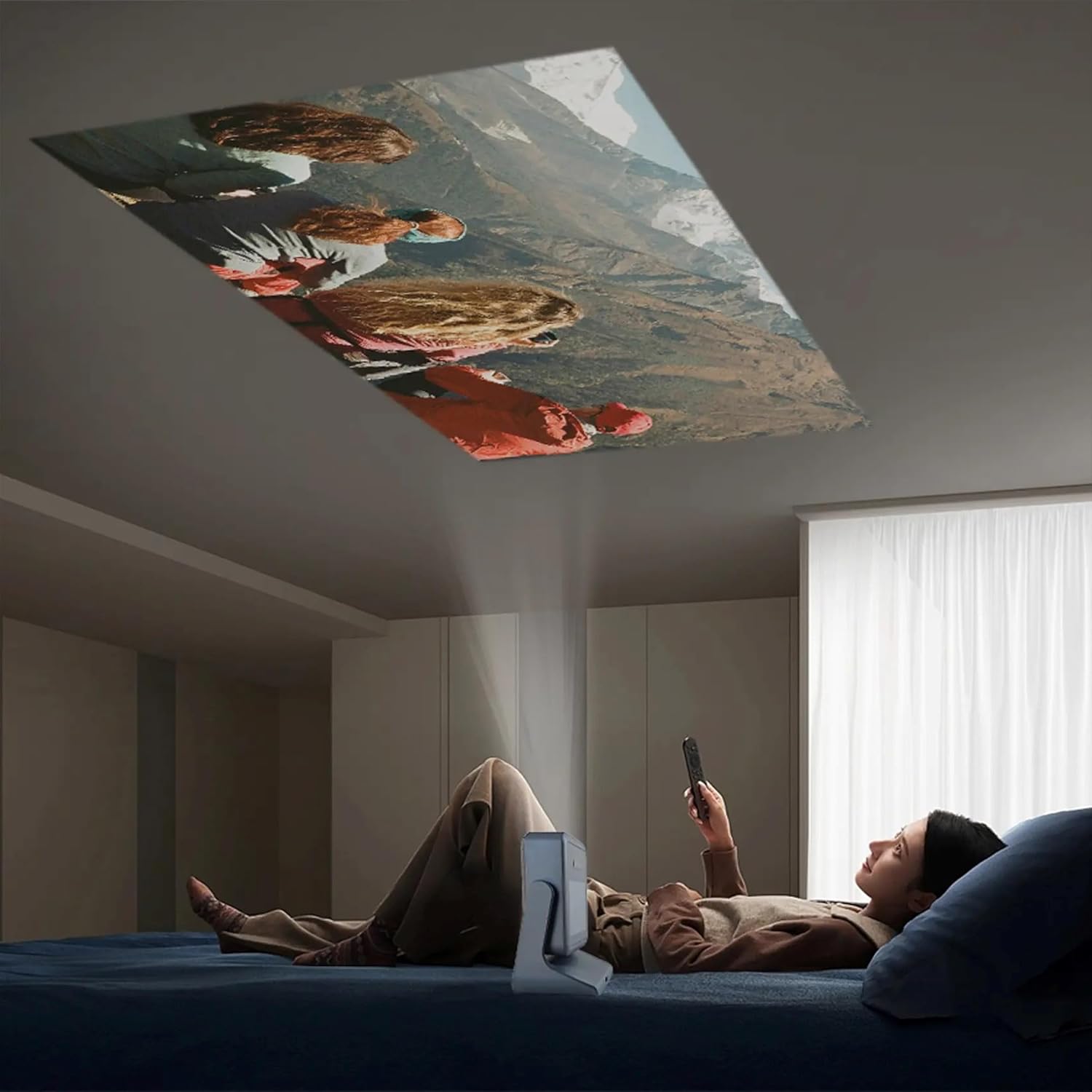 DEBONAIR Touch Play Full HD 1080p Smart Projector | World’s First Touchscreen with Auto (Focus+Screen Fit+Obstacle Avoidance) | Official Android | 11000 Lumens | HDMI USB| 10W Speaker Dual WiFi BT5.0