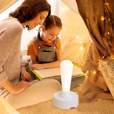 Roll over image to zoom in ADAK Portable Joystick Control Night Light - USB Rechargeable, Adjustable Brightness, Plug-in Silicone