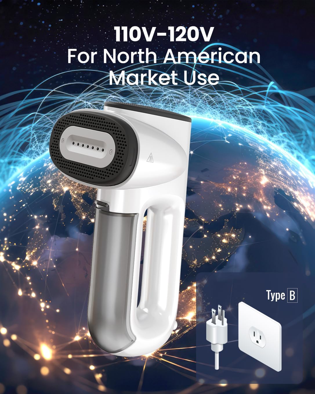 Neakasa Magic 1 Steamer Steamer with Suction Function, Portable Travel Steamer, 2300 Pa Suction Power, 2 Removable Water Tanks, 30 Seconds Heating, Steam Iron 2 in 1