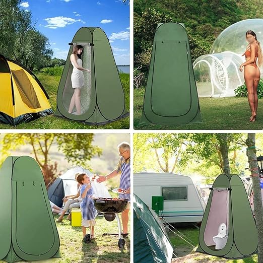 ADAK Outdoor Changing Clothes Tent, Pop Up Shower, Portable Folding Toilet With Carry Bag, Beach Dressing Room, Suitable for Camping/Beach