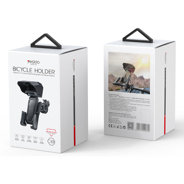 360-Degree Universal Bicycle Phone Holder | Adjustable Ball & Secure Mechanical Locking System - Non-shaking, Stable Mount