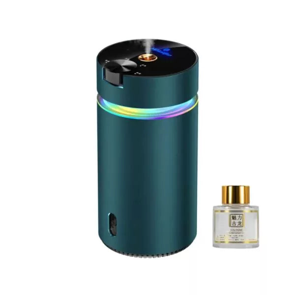 ADAK Smart Car Aromatherapy Diffuser - Fragrance Air Freshener and Humidifier with Color Ambient Light, Essential Oil Diffuser