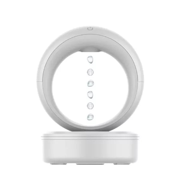 ADAK Anti-Gravity Cool Mist Humidifier with Night Lamp - 680ml Portable Air Humidifier, Levitating Water Drops, 4-Hour Timer, Spill-Proof Design for