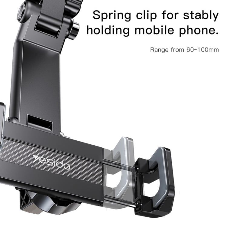 Car Sun Visor Phone Holder - Universal Clip, 360° Adjustable, Foldable Design with Non-Slip Silicone Pad