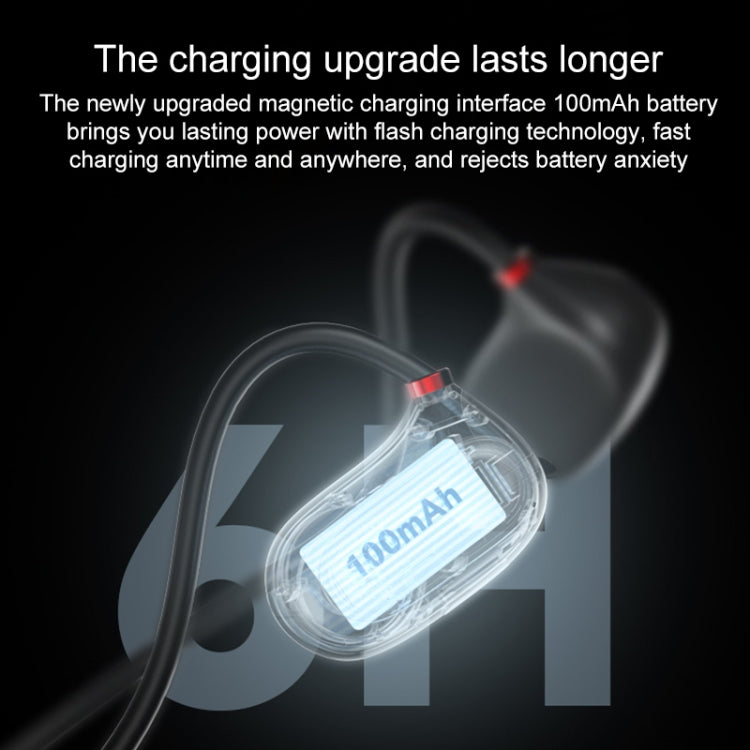 Yesido YSP16 Bone Conduction Bluetooth Wireless Neckband Earphone(Black)