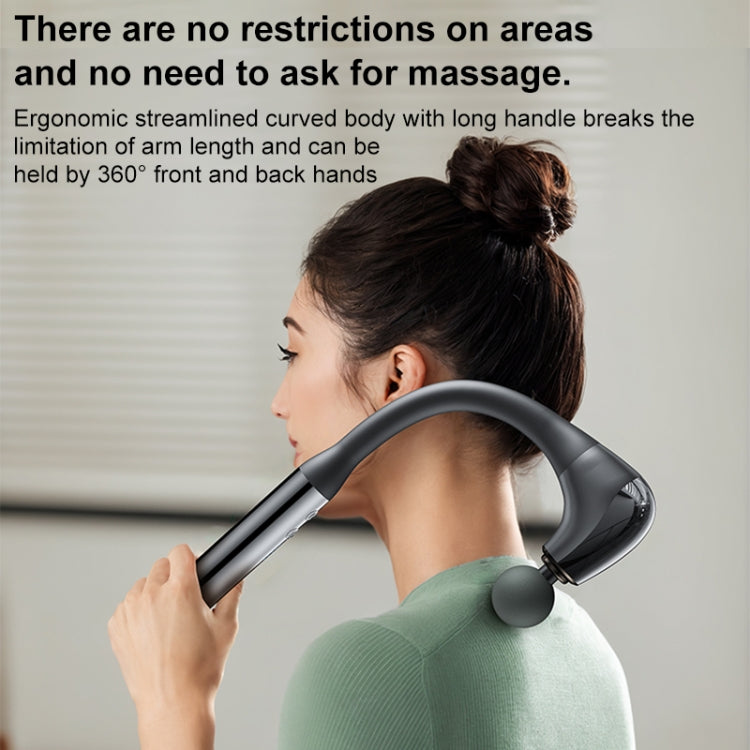 Yesido MG07 Handheld Back Massage Gun – Electric Massager for Muscle Relief (Black)