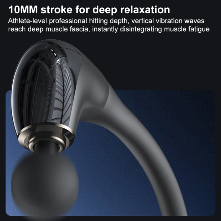 Yesido MG07 Handheld Back Massage Gun – Electric Massager for Muscle Relief (Black)