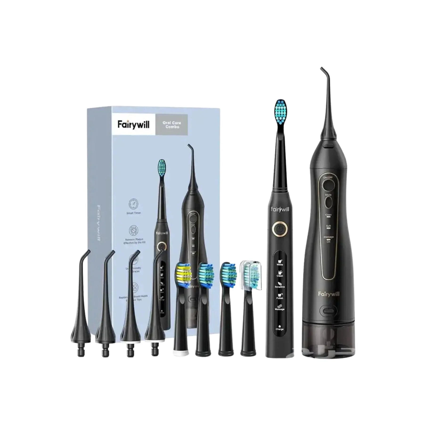 Bitvae Water Flosser and Electric Toothbrush Combo - Cordless Water Flosser for teeth - 5 Modes Sonic Electric Toothbrush , 3 Modes Water Flosser Picks Brand: Bitvae