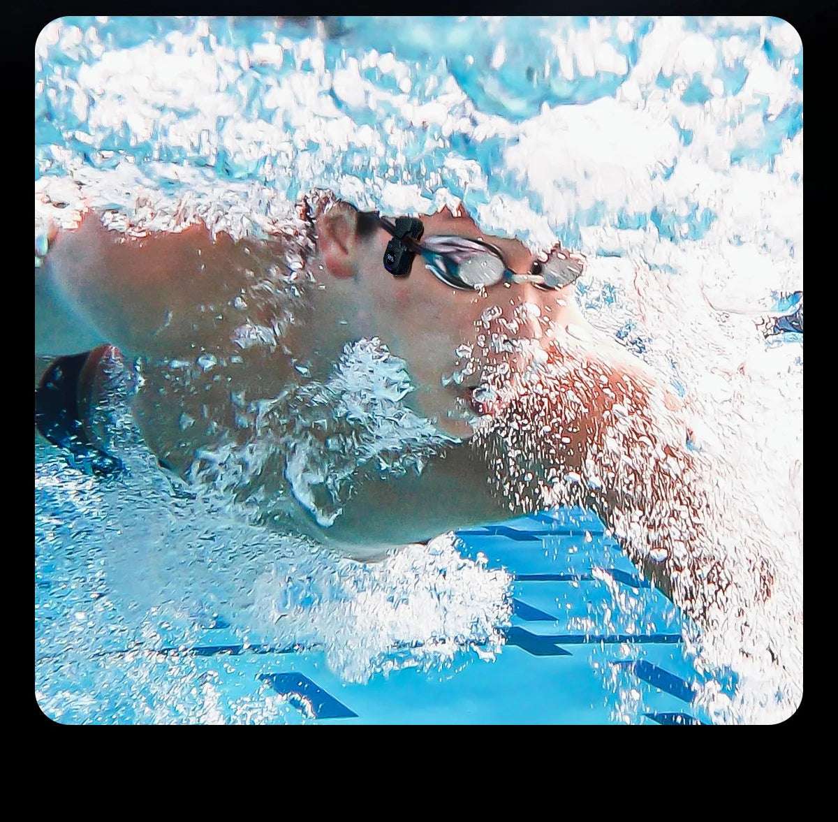 Bone Conduction Headphone Wireless Bluetooth Earphones Mp3 Music Player Hifi 8G Memory IPX8 Waterproof Swimming Headset with Mic