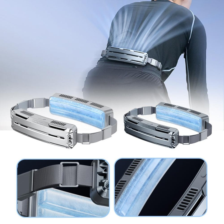 Waist Fan, Belt Fan, Portable Cooling Fan With Charging Function 15H Working Time, Strong Wind Power for Full Body Cooling fan, 3 Speeds, Shirt Fan for Jobsite, Farming, Fishing, Sports and Travelling