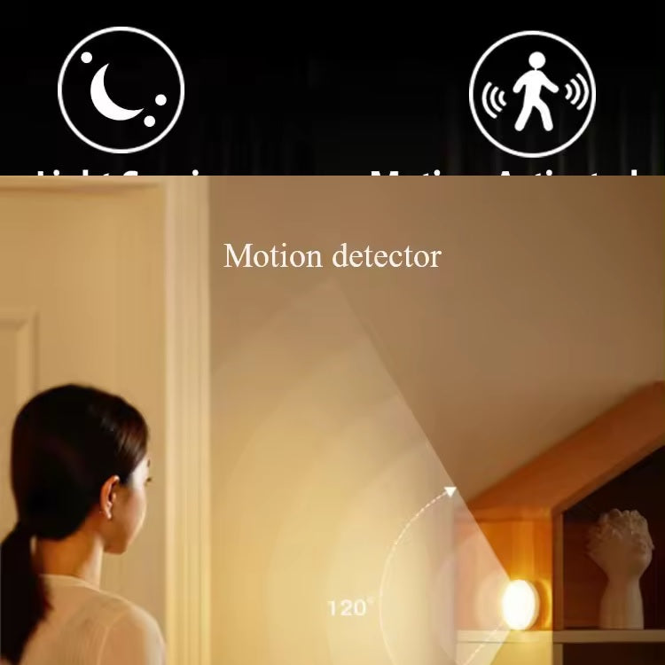 Wall Lamp, Automatic Detector LED Night Light, Cabinet Lights, Lighting and circuitry design, Rechargeable,Stick-Anywhere(Kid room)