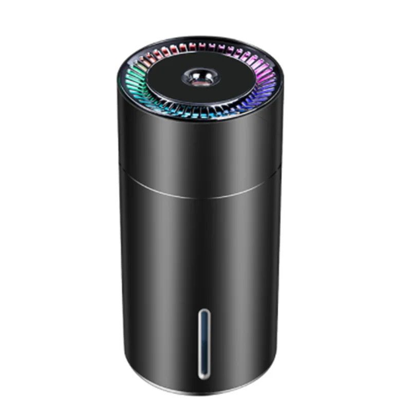 Car Diffuser Humidifier with Colorful Light, Auto Shut-Off, 2 Mist Modes, Car Diffusers for Essential Oils, USB Mini Humidifier for Car