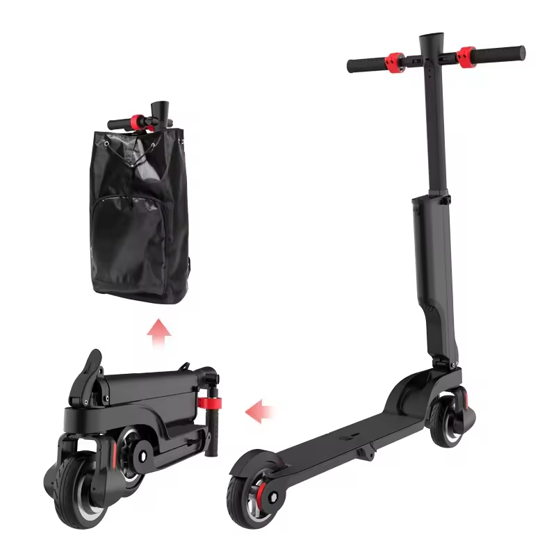HARLEY FITNESS X6 E-Scooter in Black, Up to 20km Range, Top Speed of 25km/h, Triple-Fold Ultra-Compact Design