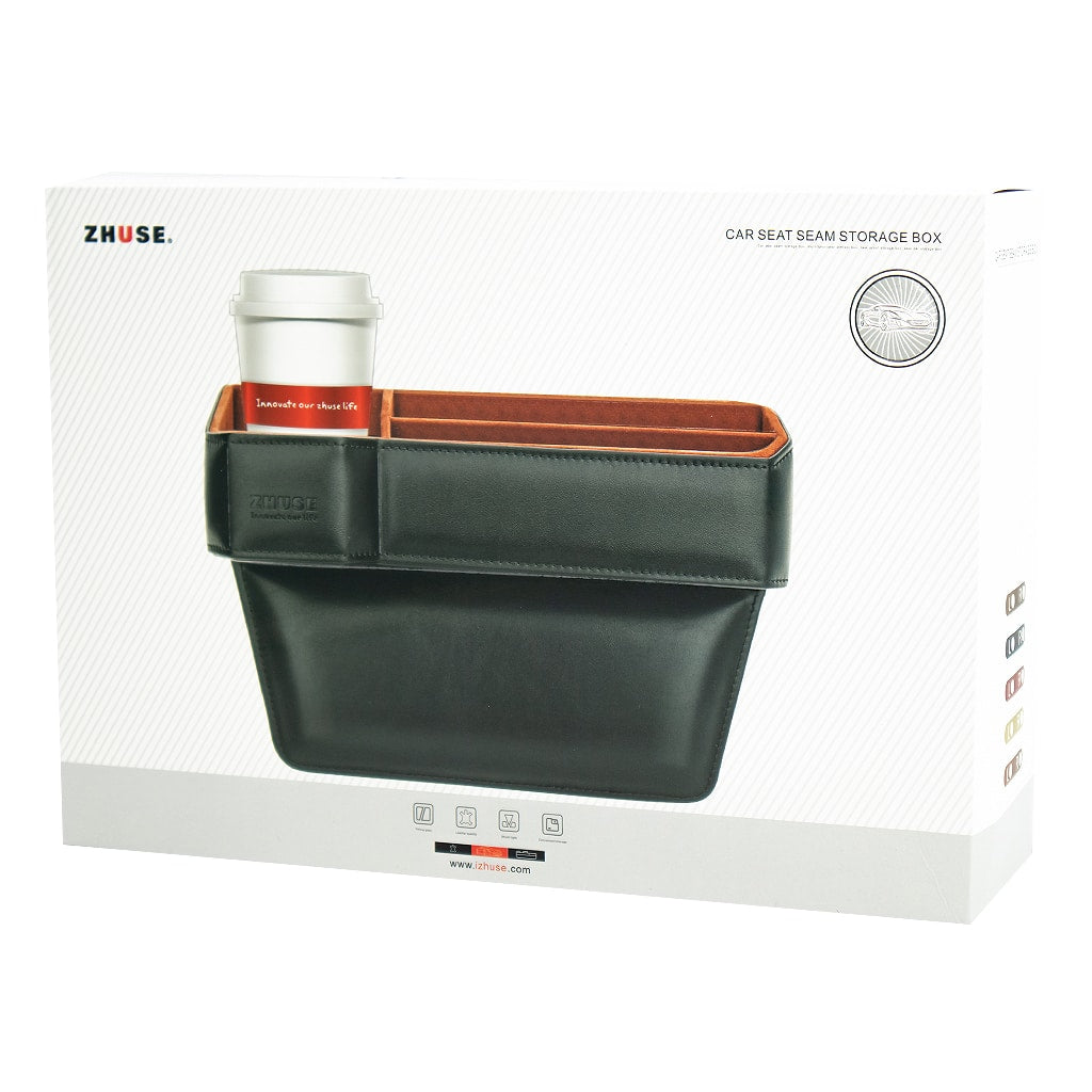 ZHUSE ZS-CA-002 Car Seat Seam Storage Box, Compact & Convenient Organizer for Vehicle