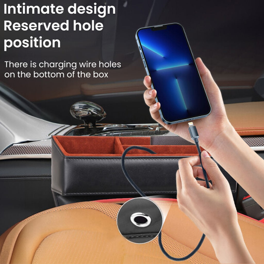 ZHUSE ZS-CA-002 Car Seat Seam Storage Box, Compact & Convenient Organizer for Vehicle