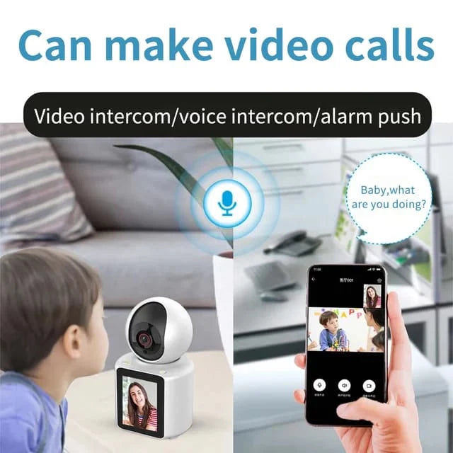 YESIDO 1080P Video Calling WIFI HD Camera, One Click Video Call Camera Night Vision Motion Detection Home Surveillance FOR BEST GIFT