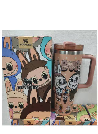 Stanley × Labubu Stainless steel vacuum insulated cup ,40oz Insulated Travel Cup