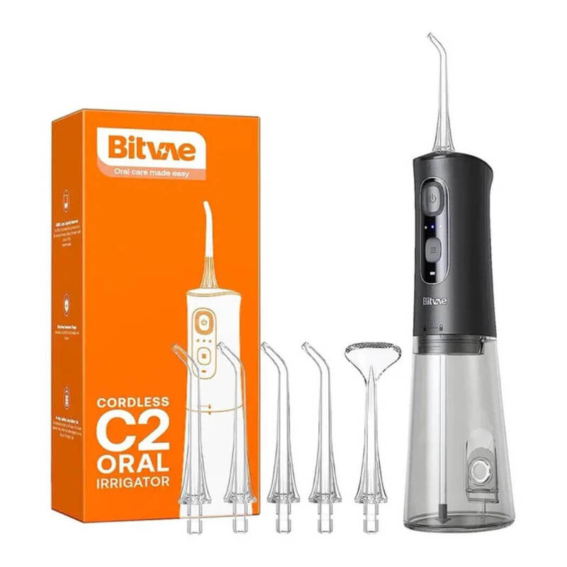 Bitvae Water Flosser Professional for Teeth , Portable 260ML Water Teeth Cleaner Picks , 3 Cleaning Modes 6 Jet Tips , IPX7 Waterproof , USB Rechargeable Water Dental Picks for Cleaning