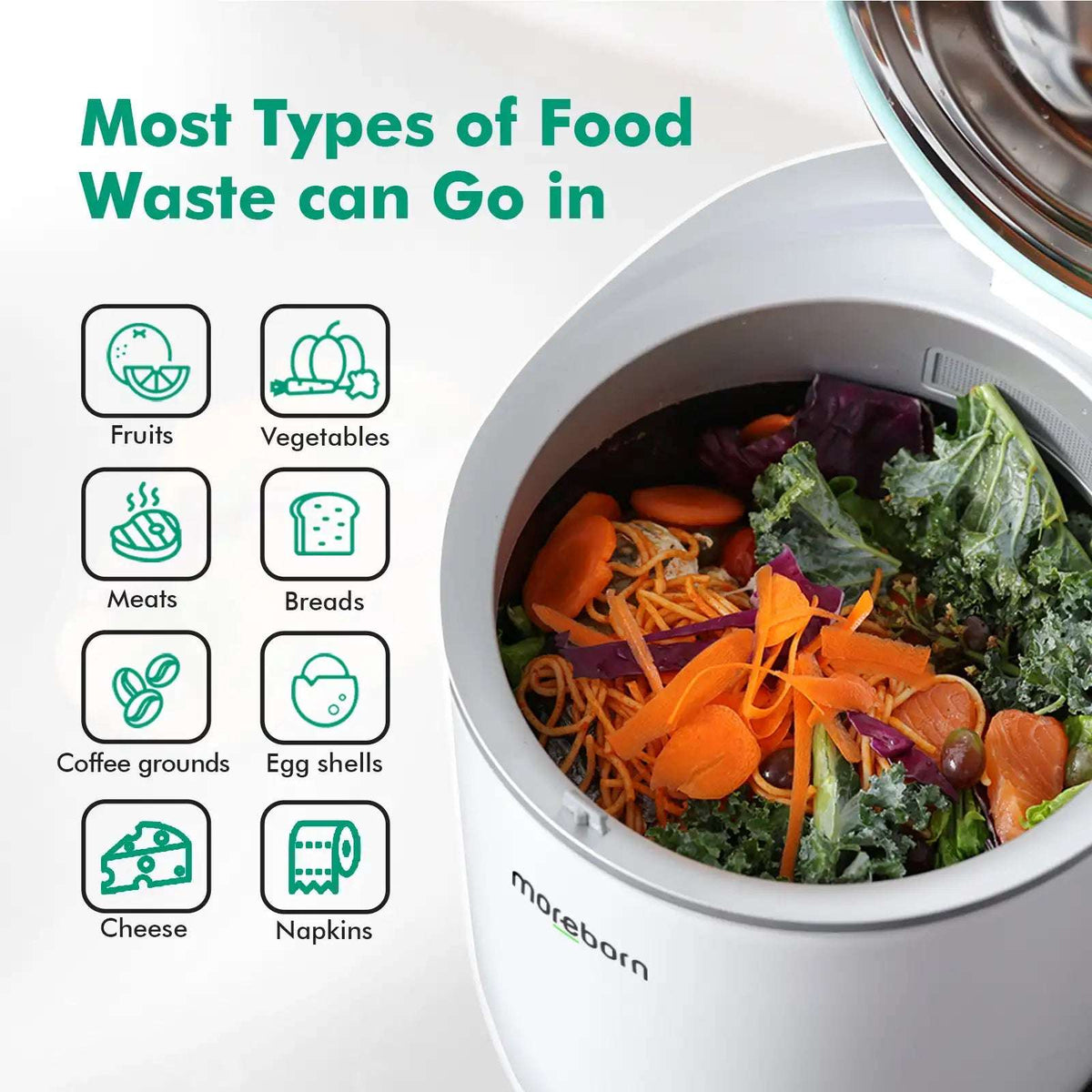 Household Smart Trash Bin Food Waste Garbage Composting Machine